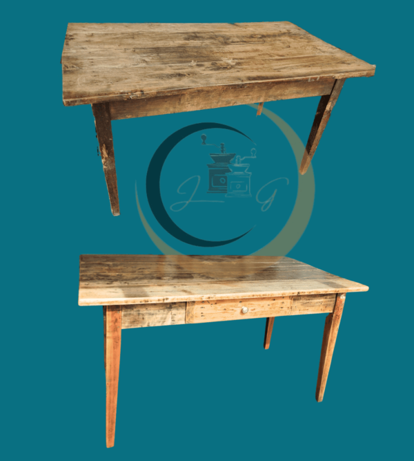 Une ancienne table de campagne – Image 20