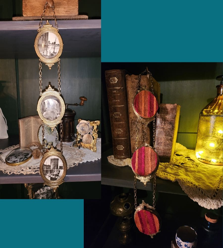 Un trio de médaillons anciens à suspendre – Image 5