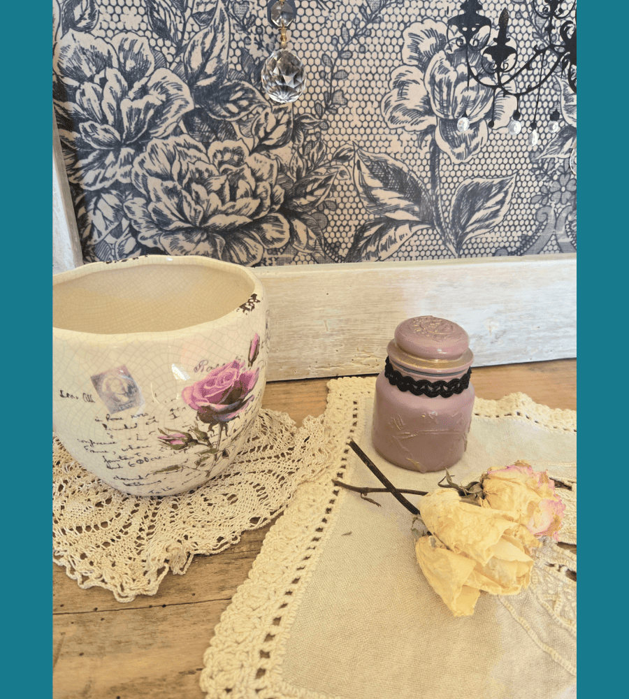 Un petit bocal vintage en verre – Image 7