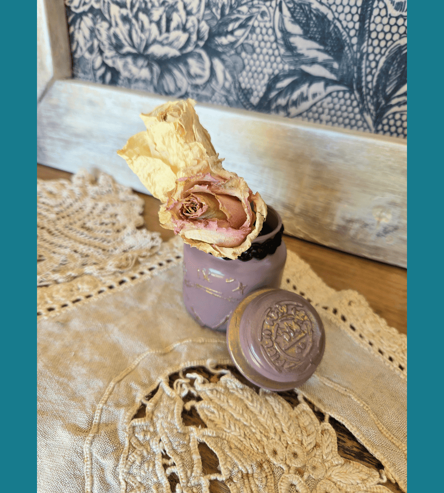 Un petit bocal vintage en verre – Image 9