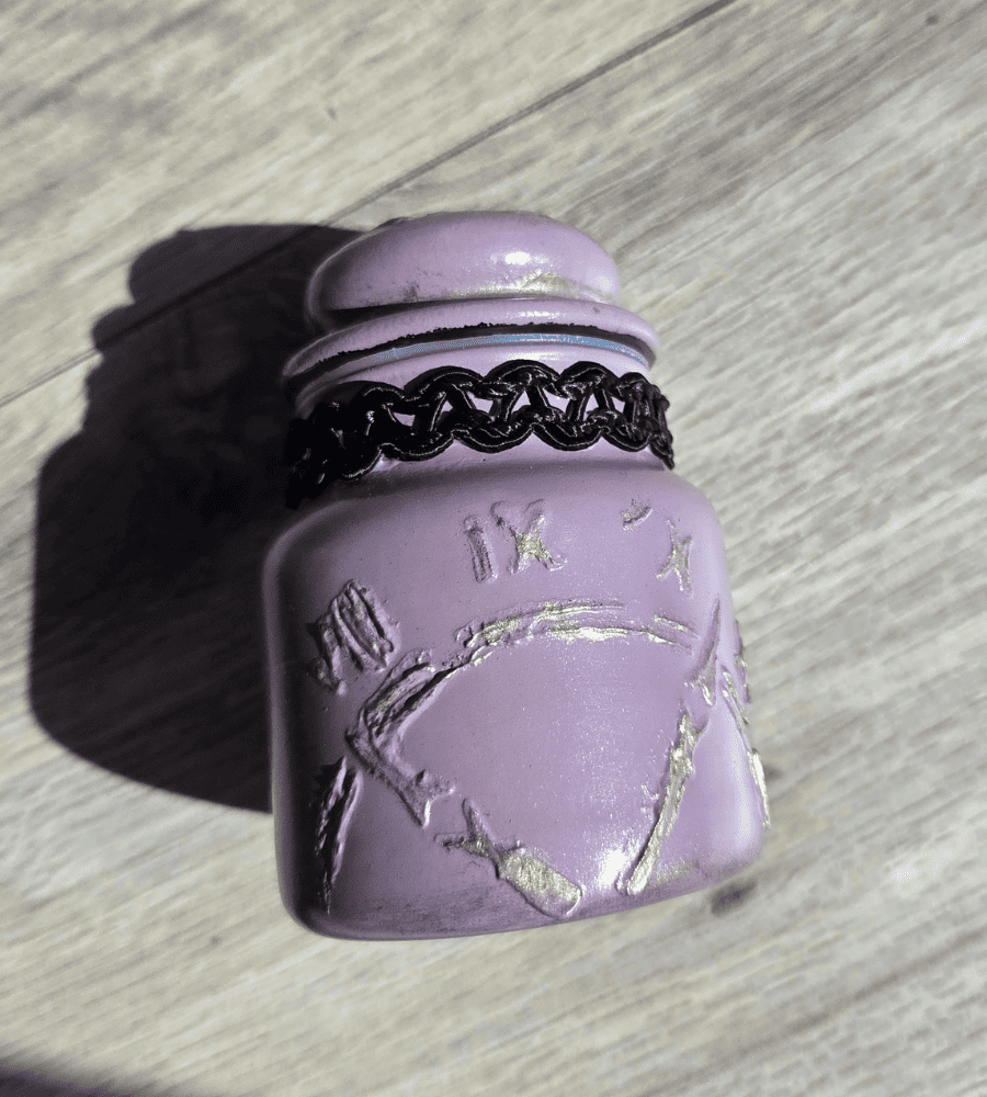 Un petit bocal vintage en verre – Image 10