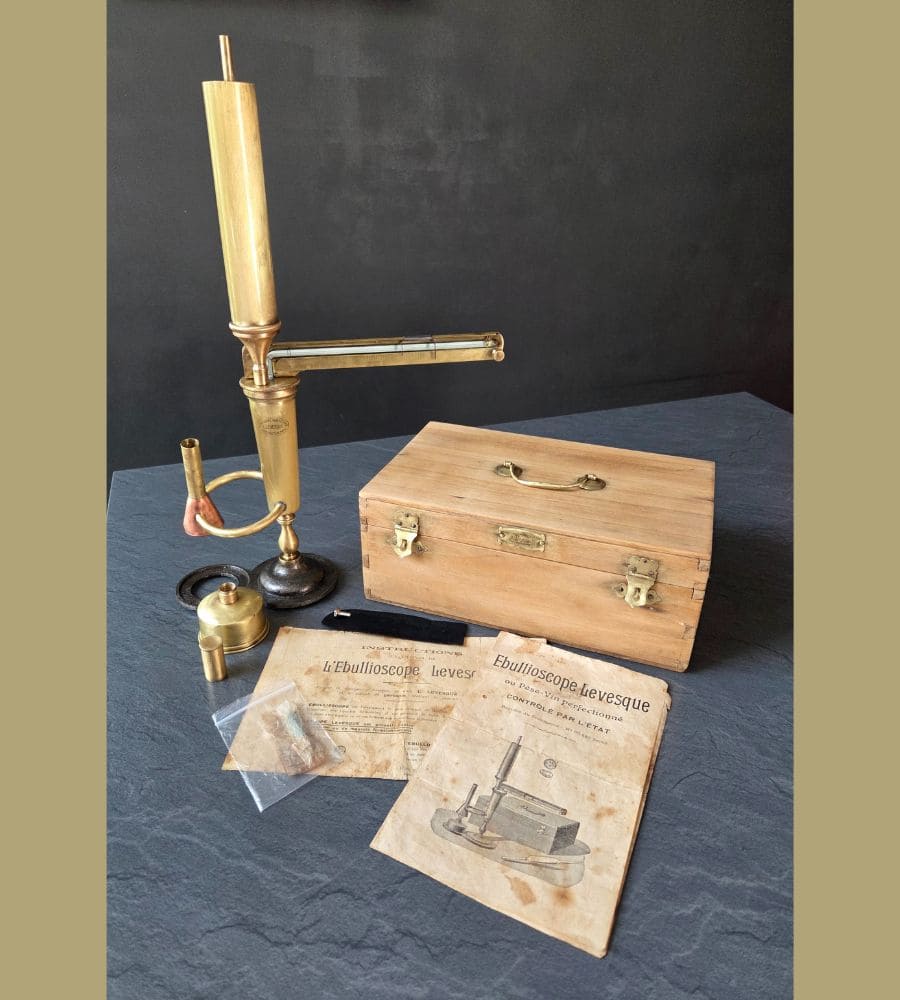 Un ébullioscope (ébulliomètre) Levesque avec sa boite d'origine – Image 2