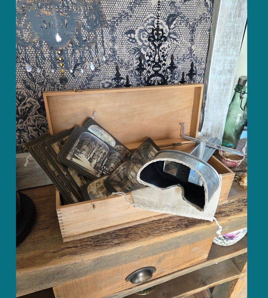 Un stéréoscope (visionneuse) et ses 25 clichés anciens – Image 6