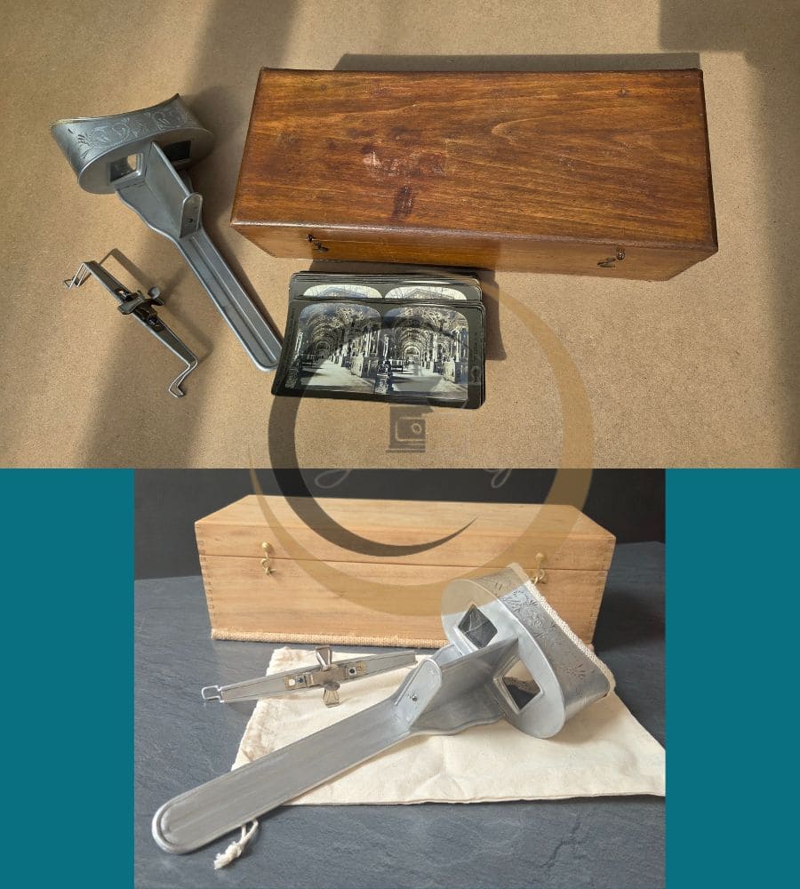 Un stéréoscope (visionneuse) et ses 25 clichés anciens – Image 25