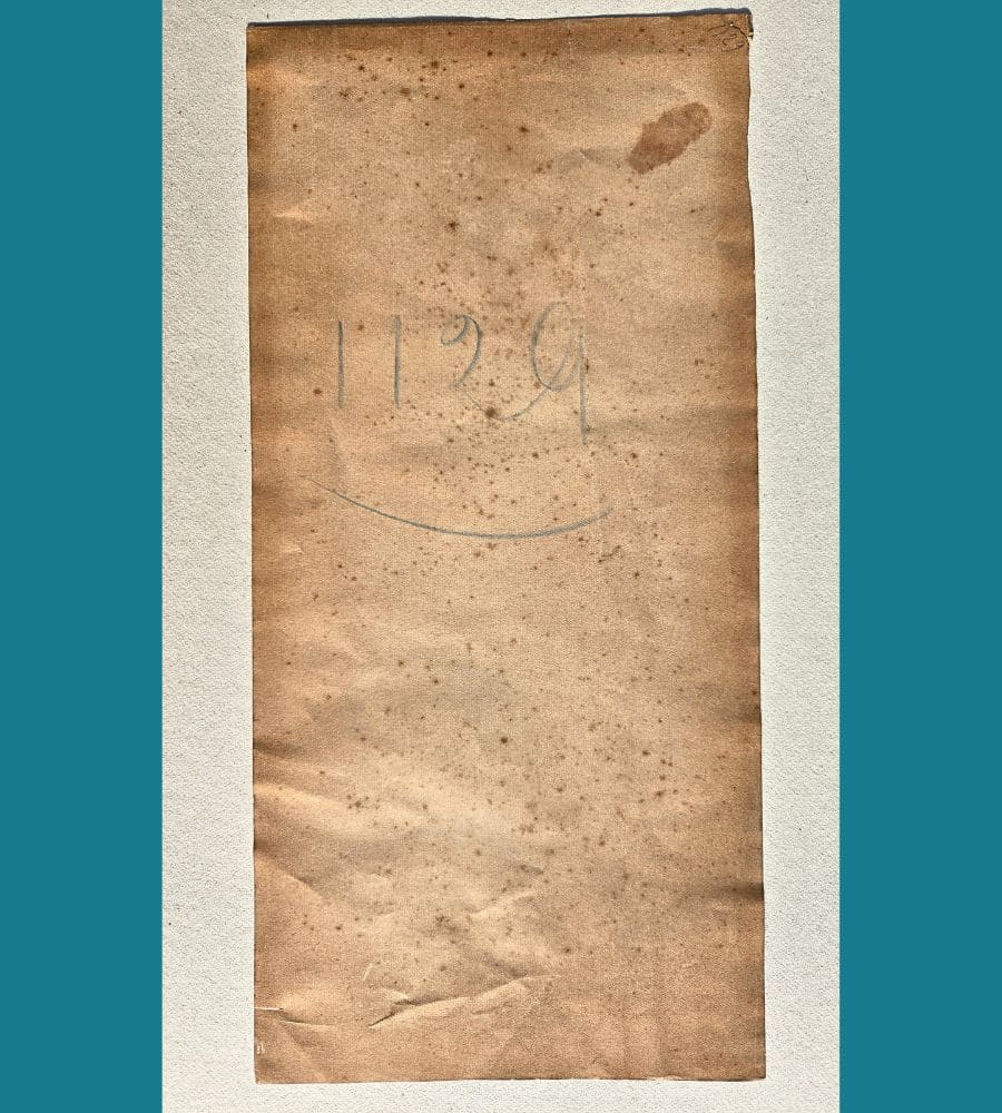 Une estampe ancienne numérotée encadrée – Lithographie décorative vintage – Image 4