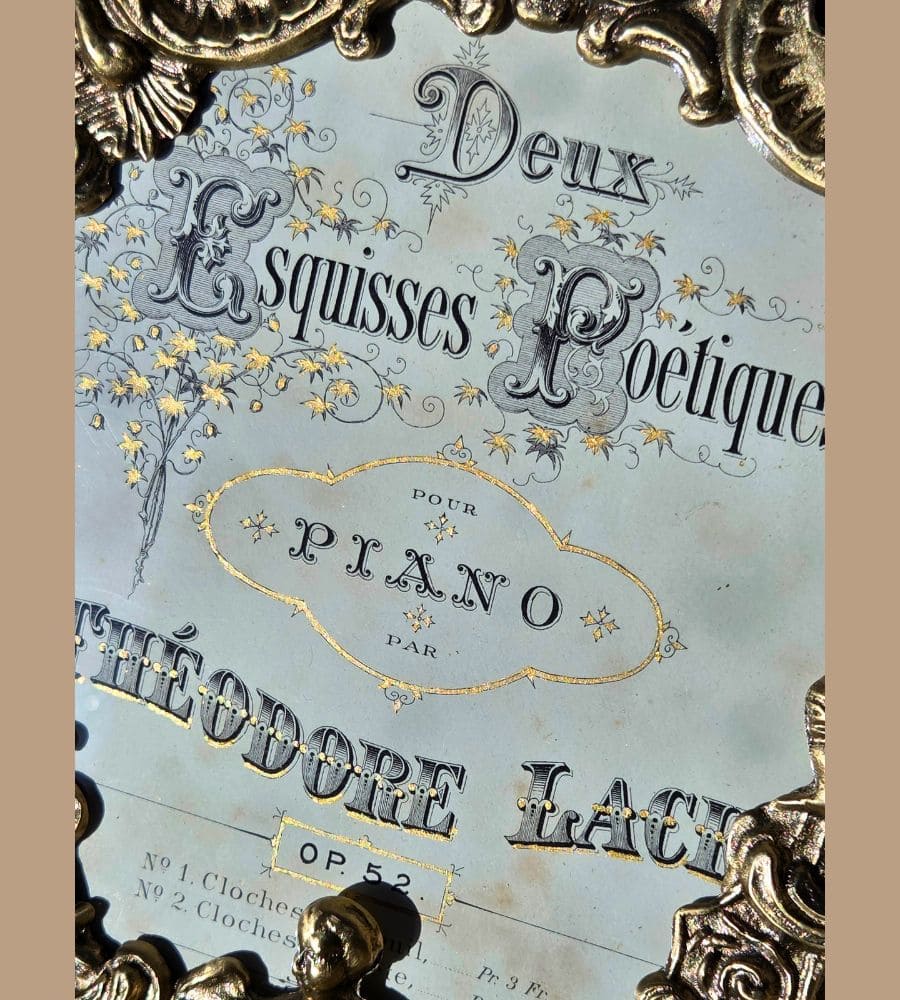 Un cadre en laiton aux angelots dansants – Image 18