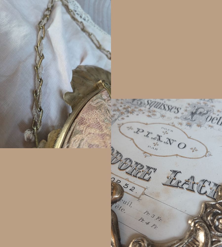 Un cadre en laiton aux angelots dansants – Image 15