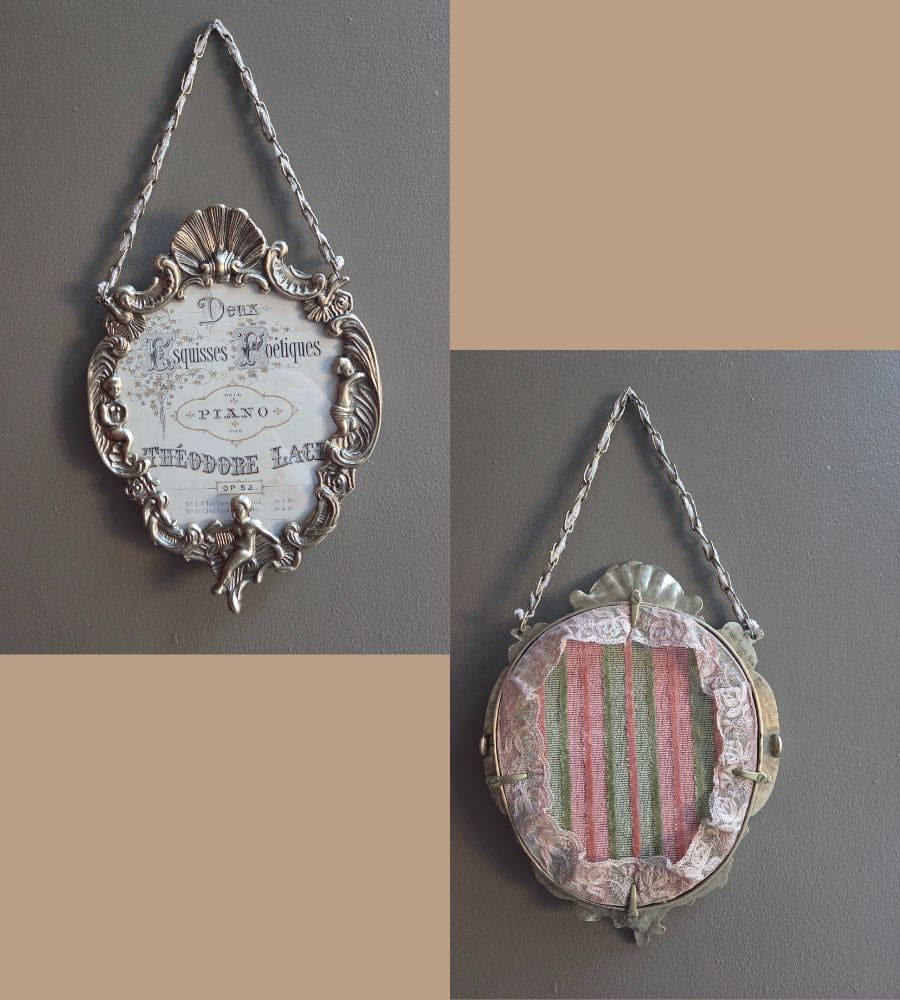 Un cadre en laiton aux angelots dansants – Image 17